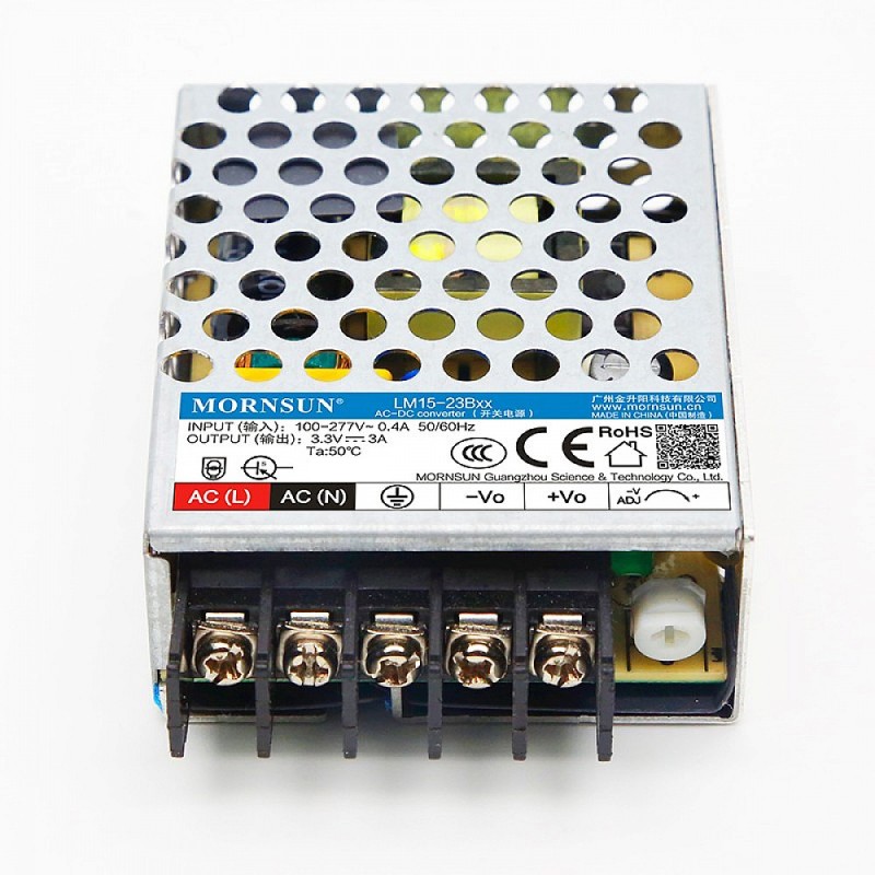 15W 3.3V 3.0A 85-305VAC/120-430VDC 스위칭 전원 공급 장치