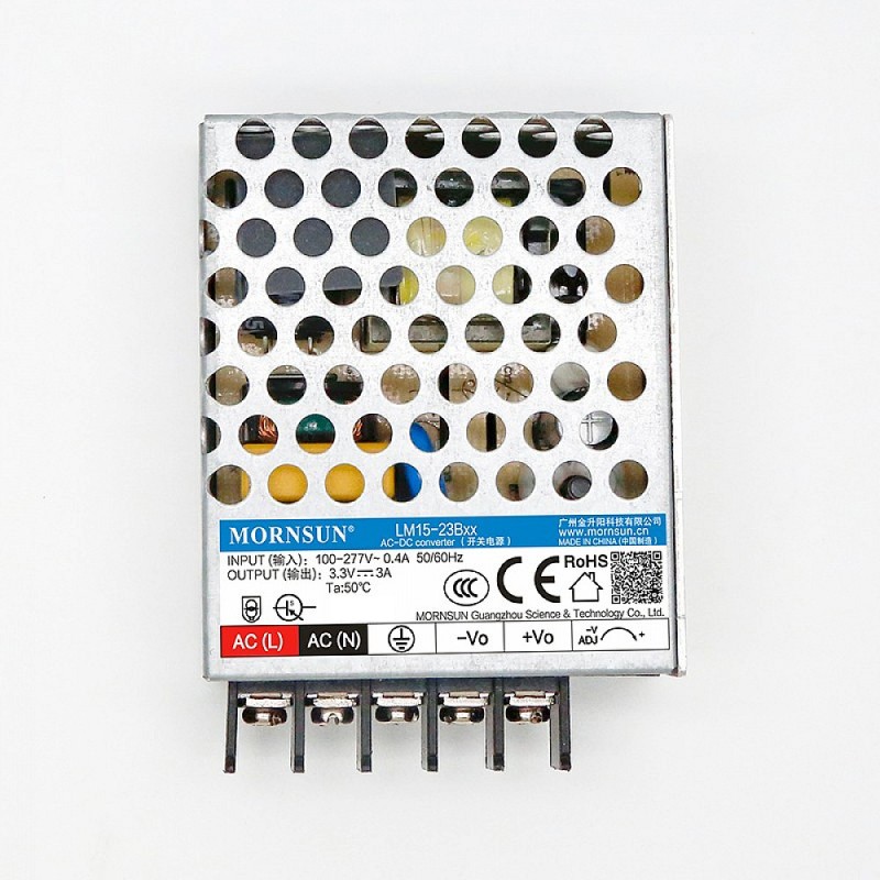 15W 3.3V 3.0A 85-305VAC/120-430VDC 스위칭 전원 공급 장치