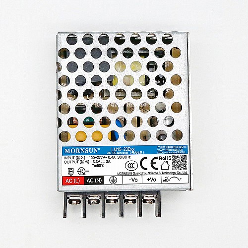 15W 3.3V 3.0A 85-305VAC/120-430VDC 스위칭 전원 공급 장치