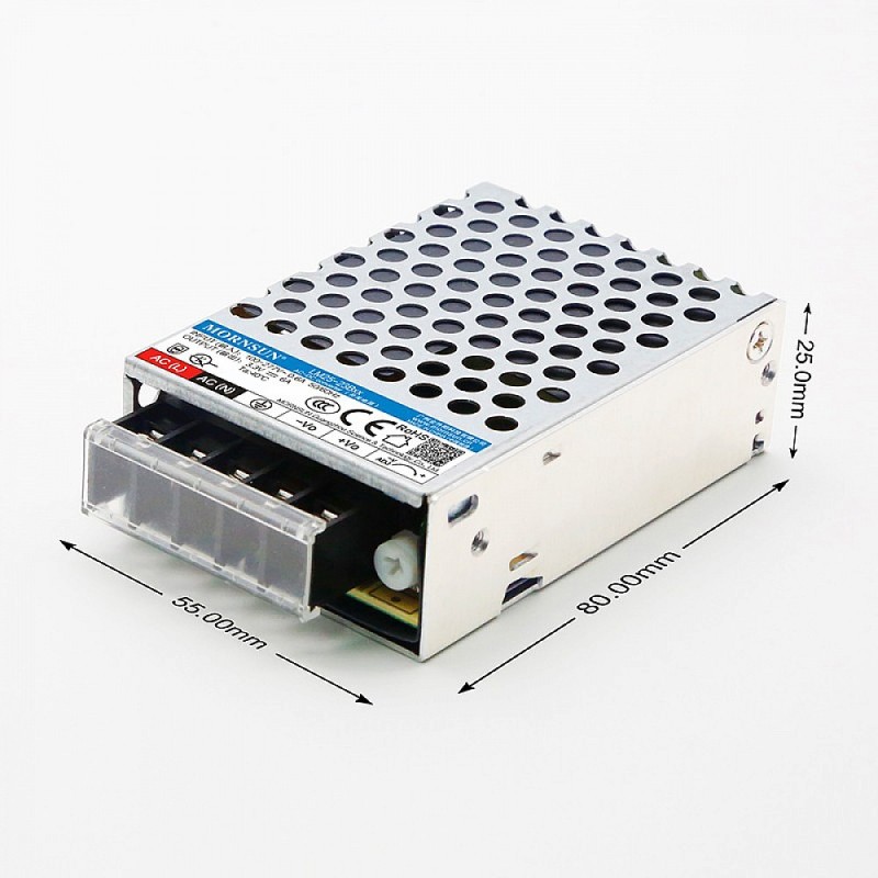 25W 5V 5.0A 85-305VAC/120-430VDC 스위칭 전원 공급 장치
