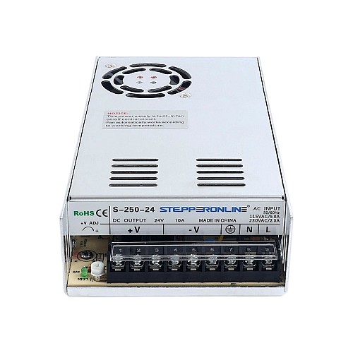 250W 24V 10A 115/230V 스위칭 전원 공급 장치 스테퍼 모터 CNC 라우터 키트