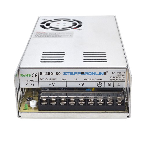 250W 80V 3.0A 115/230V 스위칭 전원 공급 장치 스테퍼 모터 CNC 라우터 키트