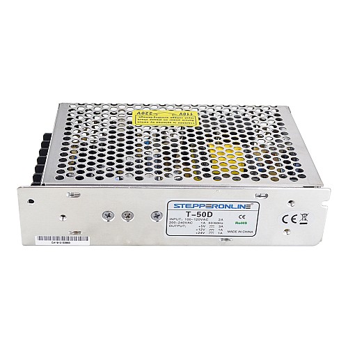 50W 트리플 출력 5V-3A 12V-1A 24V-1A 스위칭 전원 공급 장치 스테퍼 모터 CNC 라우터 키트 50W 트리플 출력 5V-3A 12V-1A 24V-1A 스위칭 전원 공급 장치 스테퍼 모터 CNC 라우터 키트