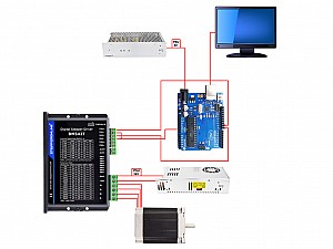 스테퍼 드라이버를 Arduino에 연결하는 방법에 대한 회로도를 보내 주시겠습니까?