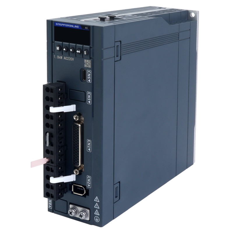 A6H 시리즈 850W RS485 AC 서보 모터 키트 1500rpm 5.39Nm 17비트 앱솔루트 엔코더 IP67 - A6H-RS850H2A1-M17 | StepperOnline