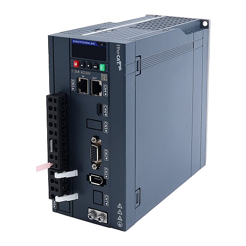 A6 시리즈 1500W EtherCAT AC 서보 모터 키트 3000rpm 4.78Nm 17비트 앱솔루트 엔코더 IP67 - A6-EC1500H2A1-M17 | StepperOnline
