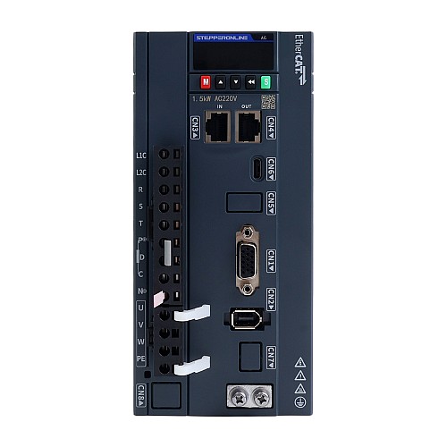A6 시리즈 1500W EtherCAT AC 서보 모터 키트 3000rpm 4.78Nm 17비트 앱솔루트 엔코더 IP67 - A6-EC1500H2A1-M17 | StepperOnline