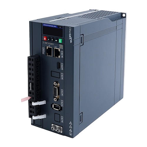 A6 시리즈 2500W EtherCAT AC 서보 모터 키트 3000rpm 7.96Nm 17비트 앱솔루트 엔코더 IP67 - A6-EC2500H3A1-M17 | StepperOnline