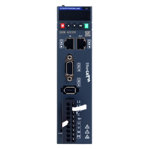 A6 시리즈 100W EtherCAT AC 서보 모터 키트 3000rpm 0.32Nm w/ 브레이크 17비트 절대 인코더 IP67 - A6-EC100L2B1-M17 | StepperOnline A6 시리즈 100W EtherCAT AC 서보 모터 키트 3000rpm 0.32Nm w/ 브레이크 17비트 절대 인코더 IP67 - A6-EC100L2B1-M17 | StepperOnline