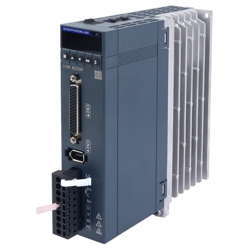 A6 시리즈 100W RS485 AC 서보 모터 키트 3000rpm 0.32Nm 17비트 절대 인코더 IP67 - A6-RS100L2A1-M17 | StepperOnline