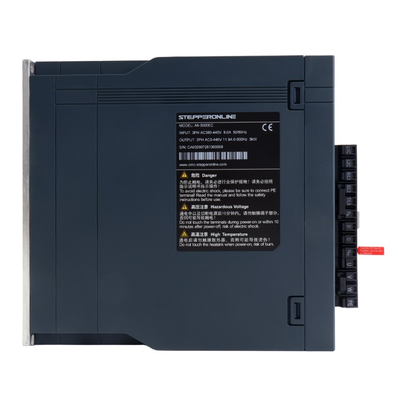 A6H 시리즈 2900W EtherCAT AC 서보 모터 키트 1500rpm 18.60Nm 17비트 앱솔루트 엔코더 IP67 - A6H-EC2900H3A1-M17 | StepperOnline