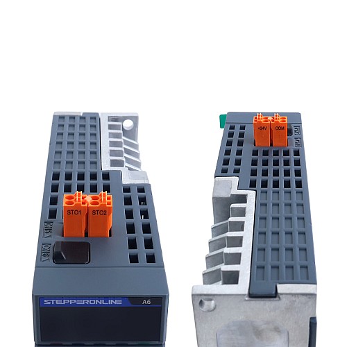 A6 시리즈 400W STO Safe Torque Off PROFINET AC 서보 모터 키트 3000rpm 1.27Nm 브레이크 포함 17비트 절대형 엔코더 IP67 - A6-PN400H2B1-M17-STO | StepperOnline