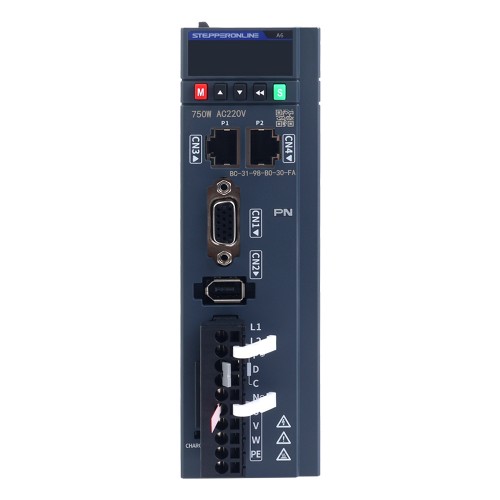 A6 시리즈 750W PROFINET AC 서보 모터 키트 3000rpm 2.39Nm 17비트 절대 인코더 IP67 - A6-PN750H2A1-M17 | StepperOnline