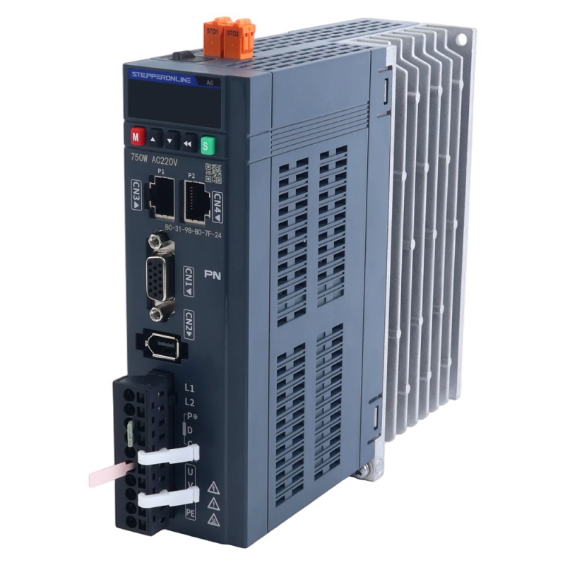 A6 시리즈 750W STO Safe Torque Off PROFINET AC 서보 모터 키트 3000rpm 2.39Nm 17비트 절대형 엔코더 IP67 - A6-PN750H2A1-M17-STO | StepperOnline A6 시리즈 750W STO Safe Torque Off PROFINET AC 서보 모터 키트 3000rpm 2.39Nm 17비트 절대형 엔코더 IP67 - A6-PN750H2A1-M17-STO | StepperOnline