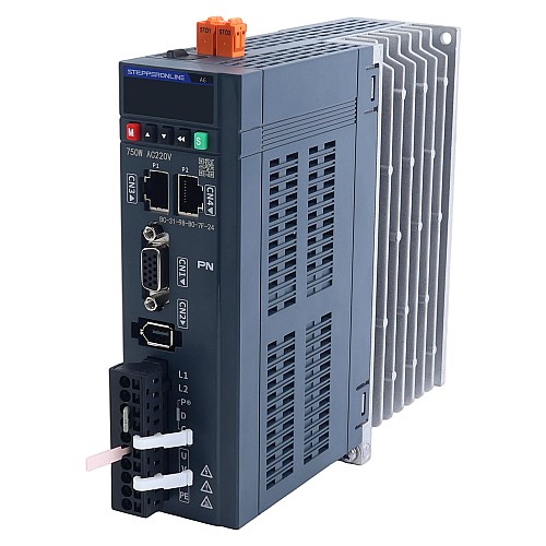 A6 시리즈 750W STO Safe Torque Off PROFINET AC 서보 모터 키트 3000rpm 2.39Nm 17비트 절대형 엔코더 IP67 - A6-PN750H2A1-M17-STO | StepperOnline
