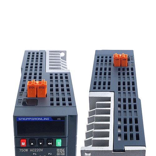 A6 시리즈 750W STO Safe Torque Off PROFINET AC 서보 모터 키트 3000rpm 2.39Nm 17비트 절대형 엔코더 IP67 - A6-PN750H2A1-M17-STO | StepperOnline