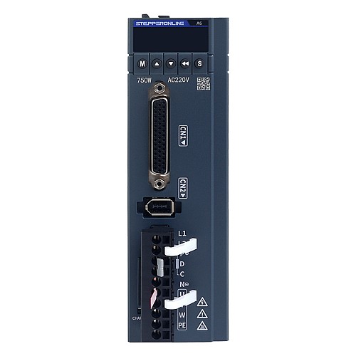 A6 시리즈 750W RS485 AC 서보 모터 키트 3000rpm 2.39Nm 브레이크 포함 17비트 절대 인코더 IP67 - A6-RS750H2B1-M17 | StepperOnline