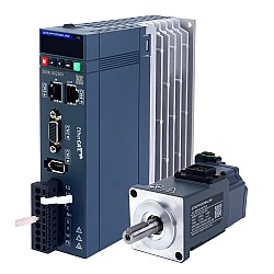 A6 시리즈 100W EtherCAT AC 서보 모터 키트 3000rpm 0.32Nm w/ 브레이크 17비트 절대 인코더 IP67