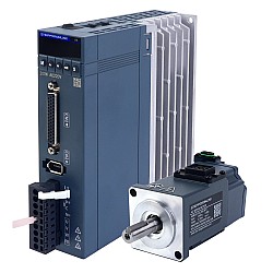 A6 시리즈 100W RS485 AC 서보 모터 키트 3000rpm 0.32Nm w/ 브레이크 17비트 절대 인코더 IP67