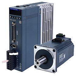 A6 시리즈 400W RS485 AC 서보 모터 키트 3000rpm 1.27Nm 브레이크 포함 17비트 절대 인코더 IP67