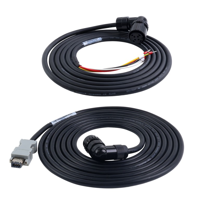 A6H 시리즈 1300W RS485 AC 서보 모터 키트 1500rpm 8.34Nm 17비트 앱솔루트 엔코더 IP67 - A6H-RS1300H2A1-M17 | StepperOnline