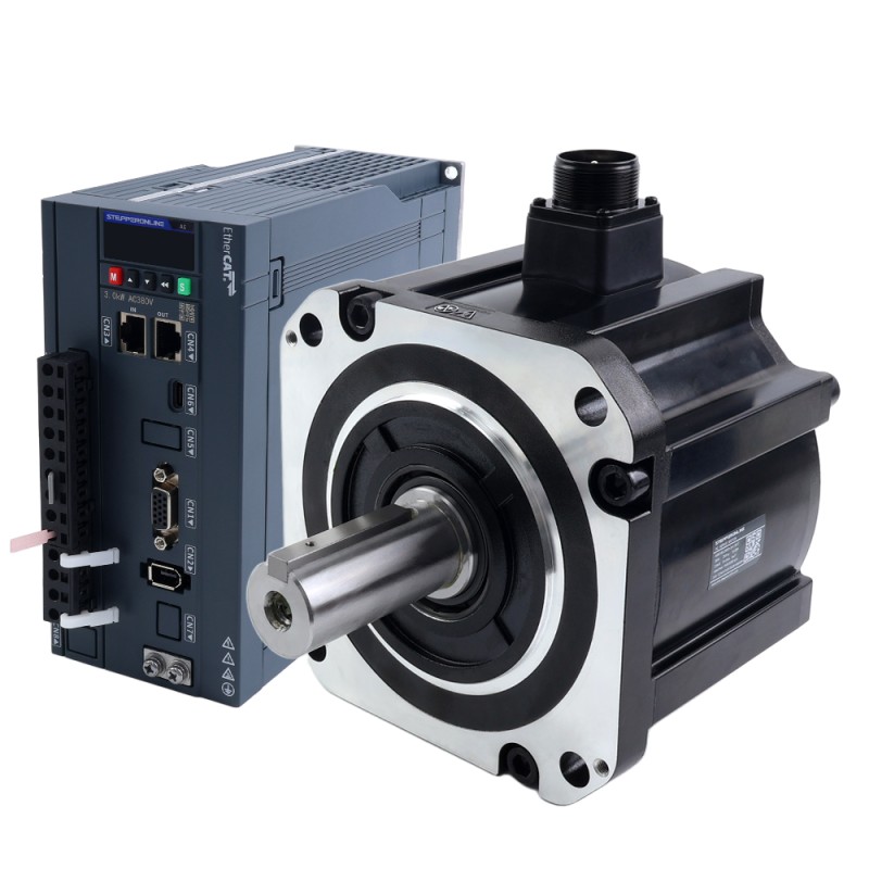 A6H 시리즈 2900W EtherCAT AC 서보 모터 키트 1500rpm 18.60Nm 17비트 앱솔루트 엔코더 IP67 - A6H-EC2900H3A1-M17 | StepperOnline