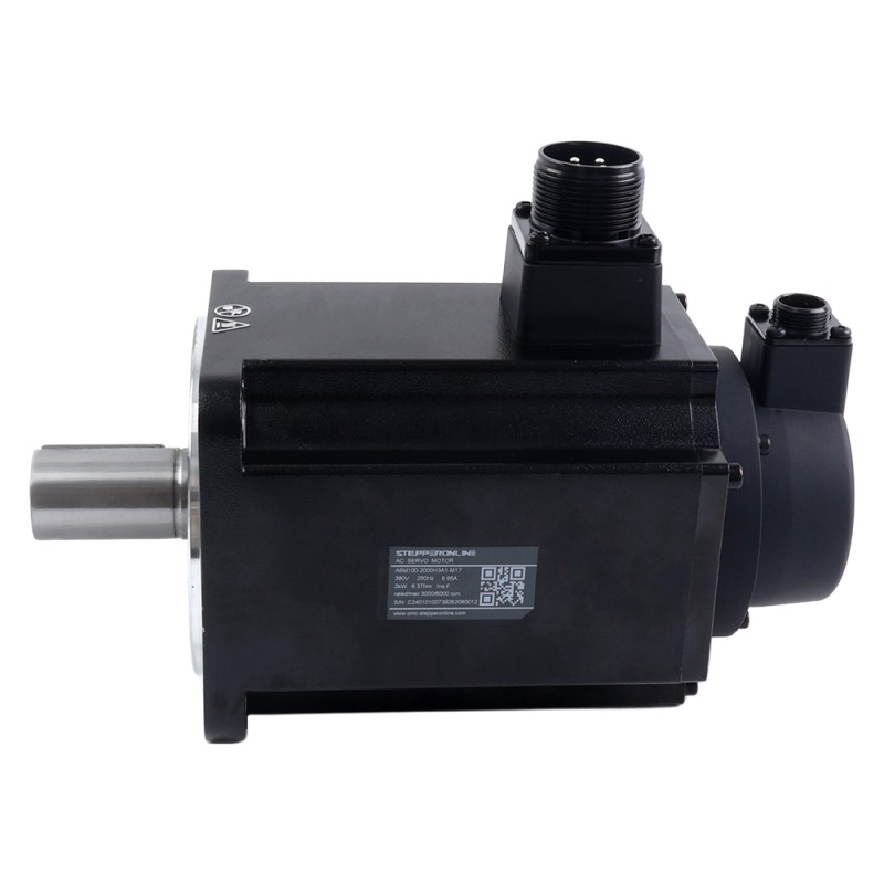 A6 시리즈 2000W EtherCAT AC 서보 모터 키트 3000rpm 6.37Nm 17비트 앱솔루트 엔코더 IP67 - A6-EC2000H3A1-M17 | StepperOnline