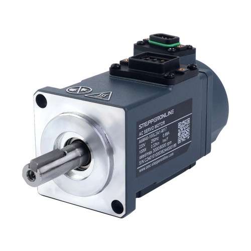 A6 시리즈 100W RS485 AC 서보 모터 키트 3000rpm 0.32Nm 17비트 절대 인코더 IP67 - A6-RS100L2A1-M17 | StepperOnline