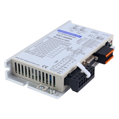 DSY 시리즈 400W RS485 DC 서보 모터 24-70VDC 1.27Nm 3000rpm 17비트 증분형 인코더 IP65 - DSY-RS400L2A2-M17S | StepperOnline