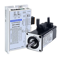 DSY 시리즈 100W RS485 DC 서보 모터 24-70VDC 0.318Nm 3000rpm 17비트 증분형 인코더 IP65