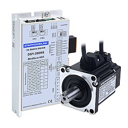 DSY 시리즈 200W RS485 DC 서보 모터 24-70VDC 0.637Nm 3000rpm 17비트 증분형 인코더 IP65