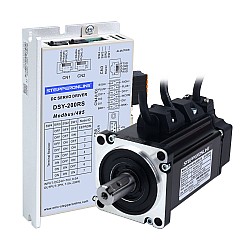 DSY 시리즈 200W RS485 DC 서보 모터 24-70VDC 0.637Nm w/ 브레이크 3000rpm 17비트 증분형 인코더 IP65