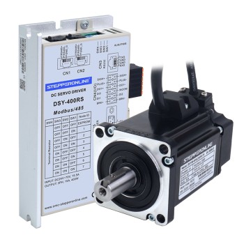 DSY 시리즈 400W RS485 DC 서보 모터 24-70VDC 1.27Nm 3000rpm 17비트 증분형 인코더 IP65