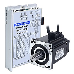 DSY 시리즈 750W RS485 DC 서보 모터 24-70VDC 2.39Nm 3000rpm 17비트 증분형 인코더 IP65