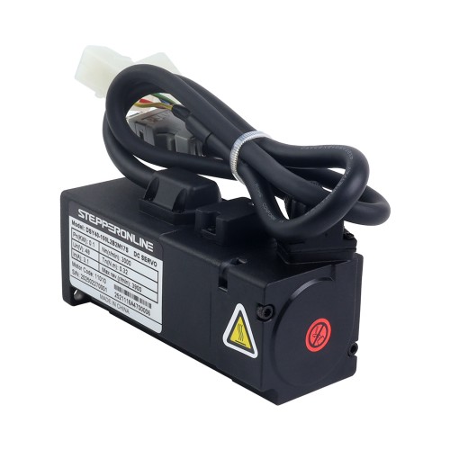 DSY 시리즈 100W RS485 DC 서보 모터 24-70VDC 0.318Nm w/ 브레이크 3000rpm 17비트 증분형 인코더 IP65 - DSY-RS100L2B2-M17S | StepperOnline