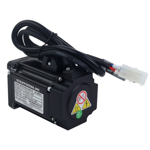 DSY 시리즈 400W RS485 DC 서보 모터 24-70VDC 1.27Nm 3000rpm 17비트 증분형 인코더 IP65 - DSY-RS400L2A2-M17S | StepperOnline