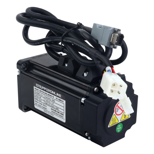 DSY 시리즈 400W RS485 DC 서보 모터 24-70VDC 1.27Nm w/ 브레이크 3000rpm 17비트 증분형 인코더 IP65 - DSY-RS400L2B2-M17S | StepperOnline