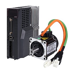 E6 시리즈 200W AC 서보 모터 키트 3000rpm 0.64Nm 17비트 인코더 IP65