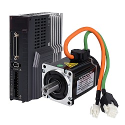 E6 시리즈 400W AC 서보 모터 키트 3000rpm 1.27Nm 17비트 인코더 IP65