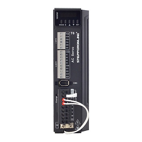 T6 시리즈 1000W AC 서보 모터 키트 3000rpm 3.18Nm 브레이크 포함 23비트 인코더 IP67 - T6-RS1000H2B1-M23 | StepperOnline T6 시리즈 1000W AC 서보 모터 키트 3000rpm 3.18Nm 브레이크 포함 23비트 인코더 IP67