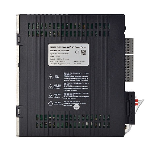 T6 시리즈 1000W AC 서보 모터 키트 3000rpm 3.18Nm 브레이크 포함 23비트 인코더 IP67 - T6-RS1000H2B1-M23 | StepperOnline T6 시리즈 1000W AC 서보 모터 키트 3000rpm 3.18Nm 브레이크 포함 23비트 인코더 IP67