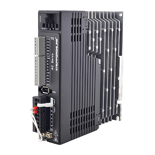 AU 판매 중 - T6 시리즈 400W AC 서보 모터 키트 3000rpm 1.27Nm 17비트 인코더 IP65 - AU-T6-RS400H2A3-M17S | StepperOnline