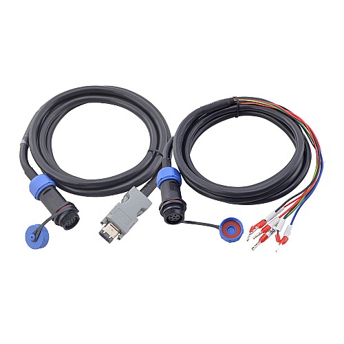 T6 시리즈 400W AC 서보 모터 키트 3000rpm 1.27Nm 브레이크 17비트 인코더 IP65 포함