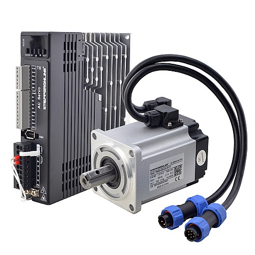AU 판매 중 - T6 시리즈 400W AC 서보 모터 키트 3000rpm 1.27Nm 17비트 인코더 IP65 - AU-T6-RS400H2A3-M17S | StepperOnline