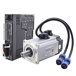 T6 시리즈 400W AC 서보 모터 키트 3000rpm 1.27Nm 브레이크 17비트 인코더 IP65 포함