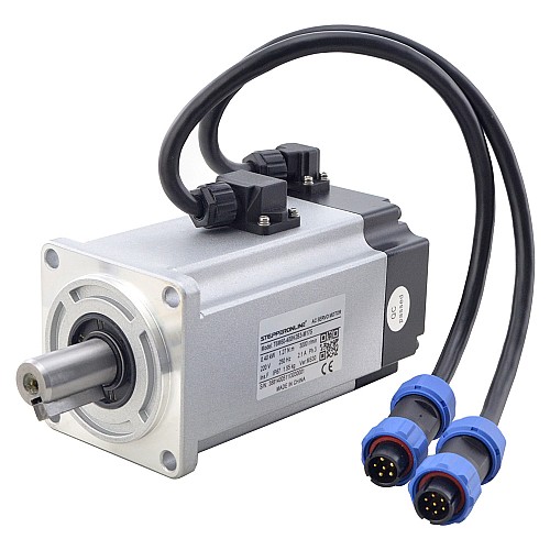 T6 시리즈 400W AC 서보 모터 키트 3000rpm 1.27Nm 브레이크 17비트 인코더 IP65 포함