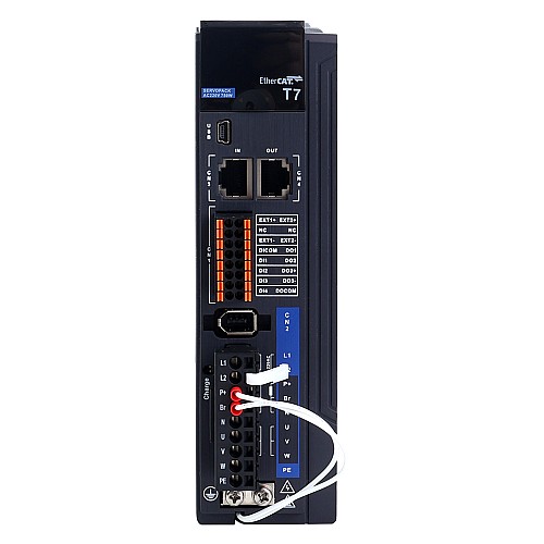 T7 시리즈 EtherCAT 750W AC 서보 모터 키트 3000rpm 2.39Nm 브레이크 포함 23비트 인코더 IP67 - T7-EC750H2B1-M23 | StepperOnline