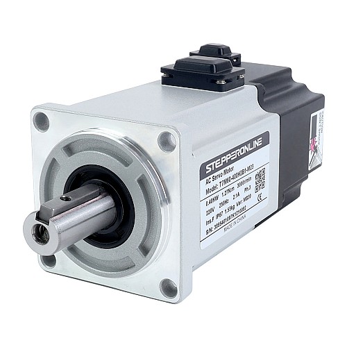 T7 시리즈 EtherCAT 400W AC 서보 모터 키트 3000rpm 1.27Nm 브레이크 포함 23비트 인코더 IP67 - T7-EC400H2B1-M23 | StepperOnline