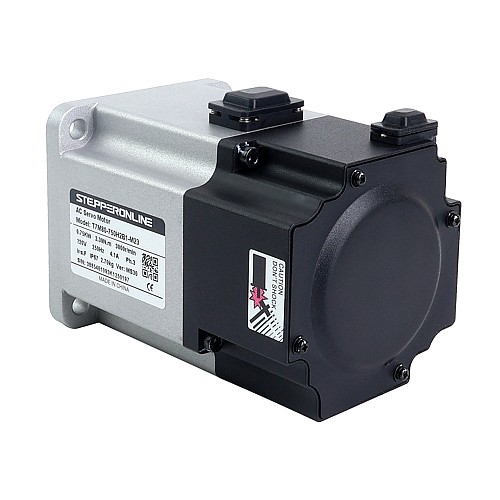 T7 시리즈 EtherCAT 750W AC 서보 모터 키트 3000rpm 2.39Nm 브레이크 포함 23비트 인코더 IP67 - T7-EC750H2B1-M23 | StepperOnline