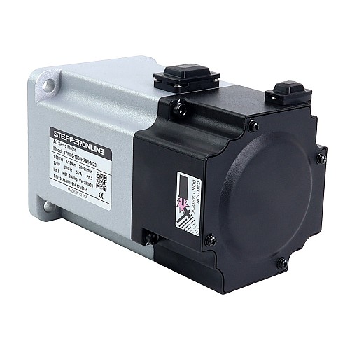 T7 시리즈 EtherCAT 1000W AC 서보 모터 키트 3000rpm 3.18Nm 브레이크 포함 23비트 인코더 IP67 - T7-EC1000H2B1-M23 | StepperOnline